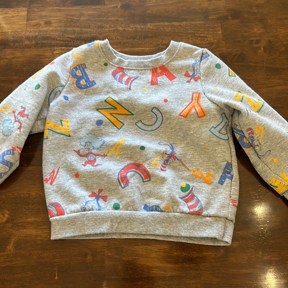 2T Dr. Seuss crewneck Sweater